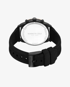 kenneth cole kcwgo0067702 mens chronograph sport watch black silicone 6