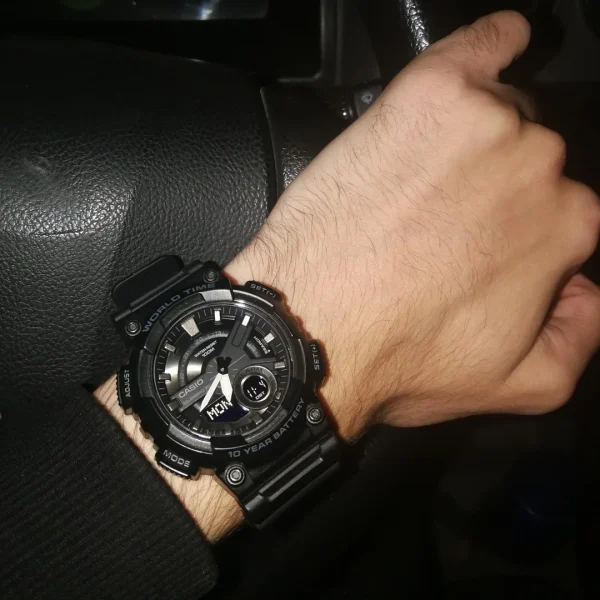 casio AEQ-110W-1BVDF on hand