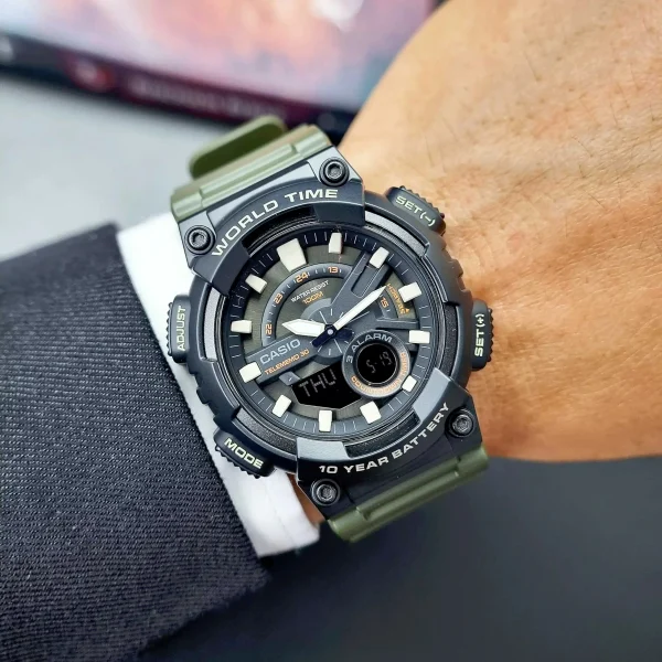 casio AEQ-110W-3AVDF on hand