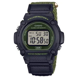 casio W-219HB-3AVDF front