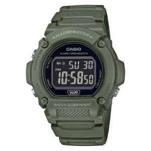 casio W-219HC-3BVDF front